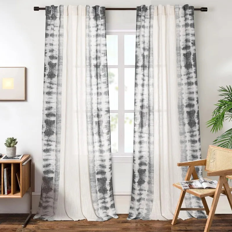 Boho Curtains Long Light Filtering