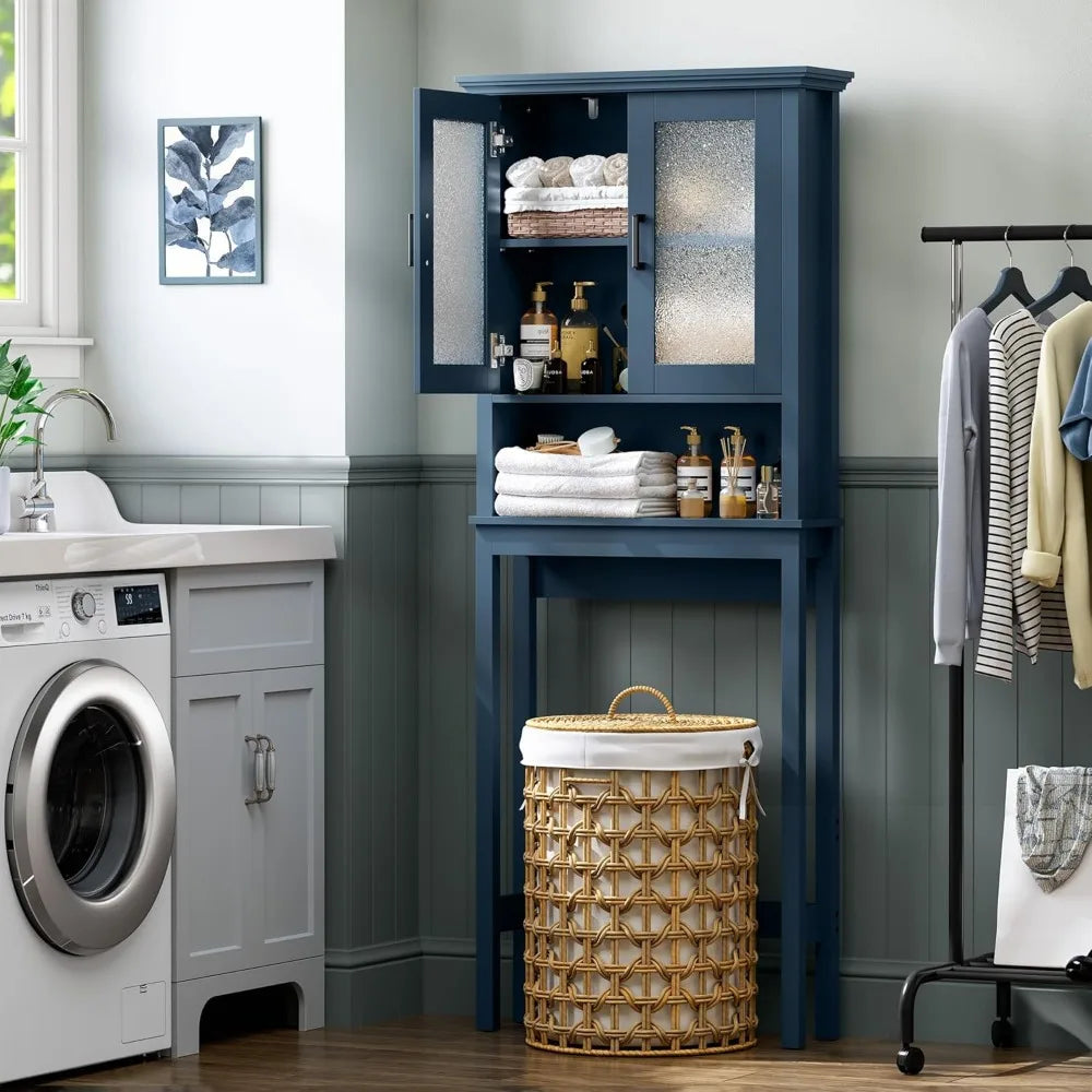 Bathroom Cabinet With Glass Doors