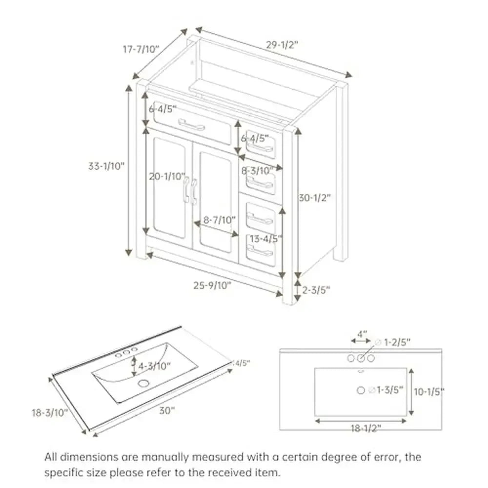 Bathroom Vanity Cabinet with Sink