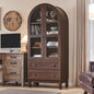 Tall Arched Bookshelf, 4-Tier