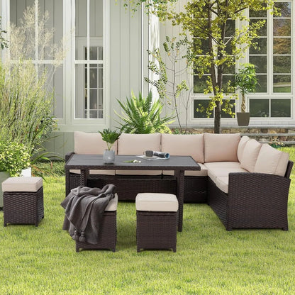 7 Pieces Patio Furniture Set