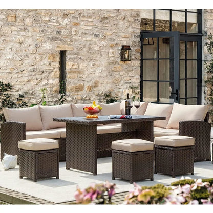 7 Pieces Patio Furniture Set