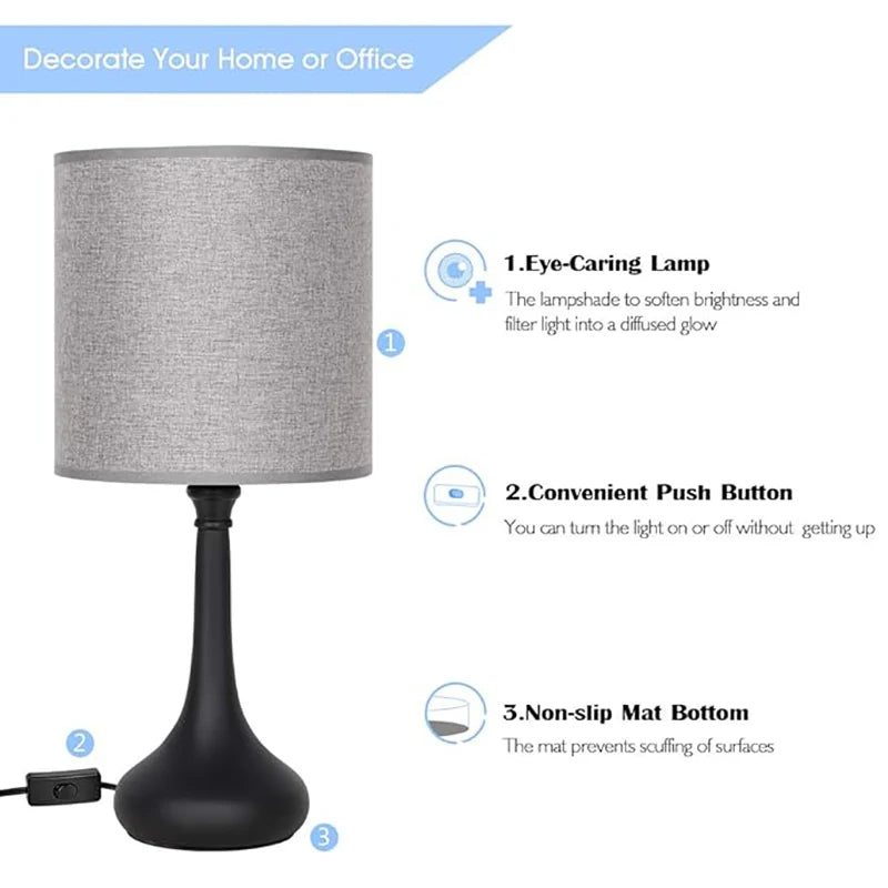 Bedside Nightstand Table Lamps