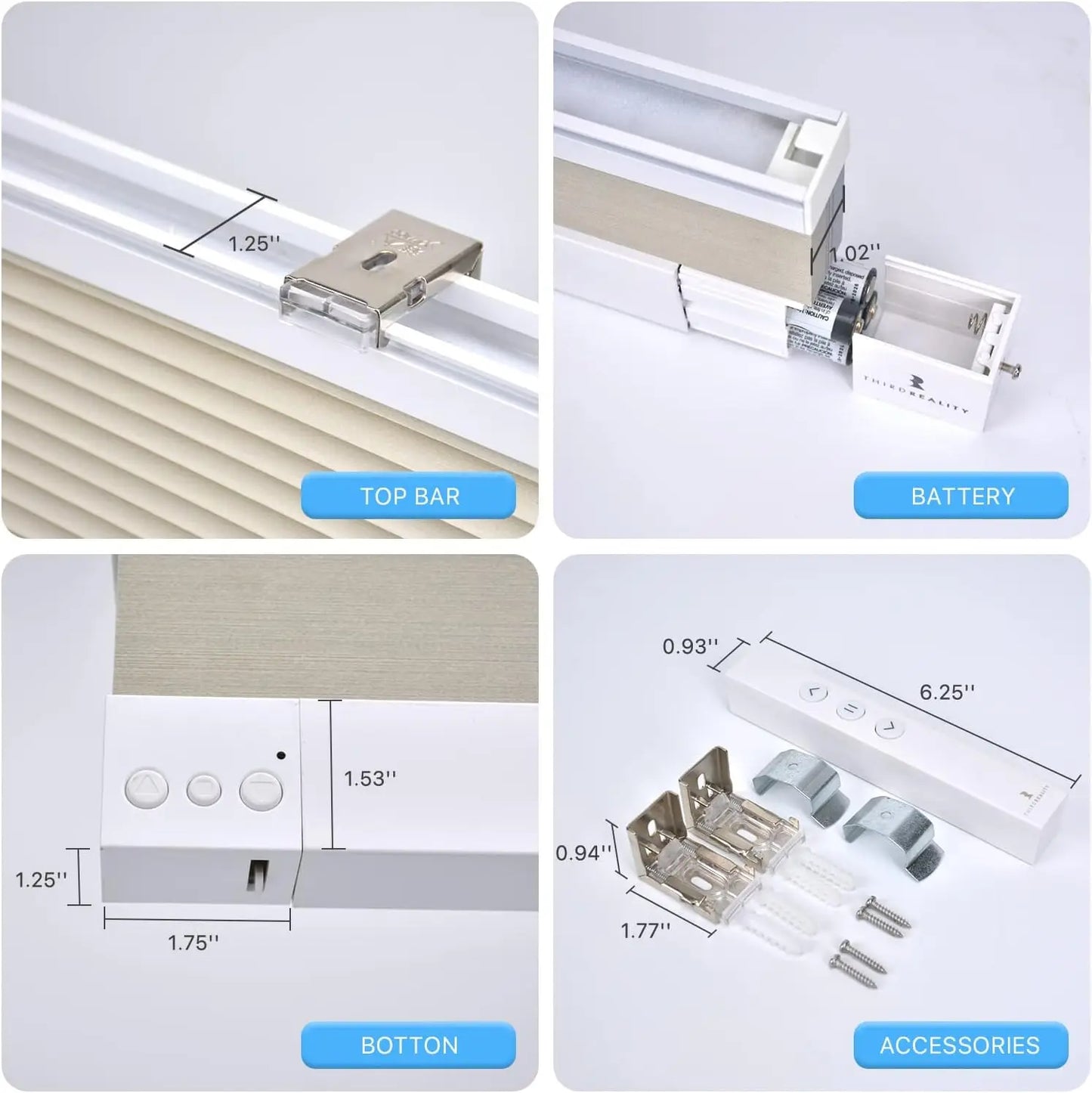 Motorized Blackout  Shades with Remote