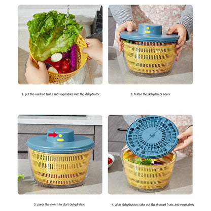 Electric Salad Spinner Leafy Vegetables