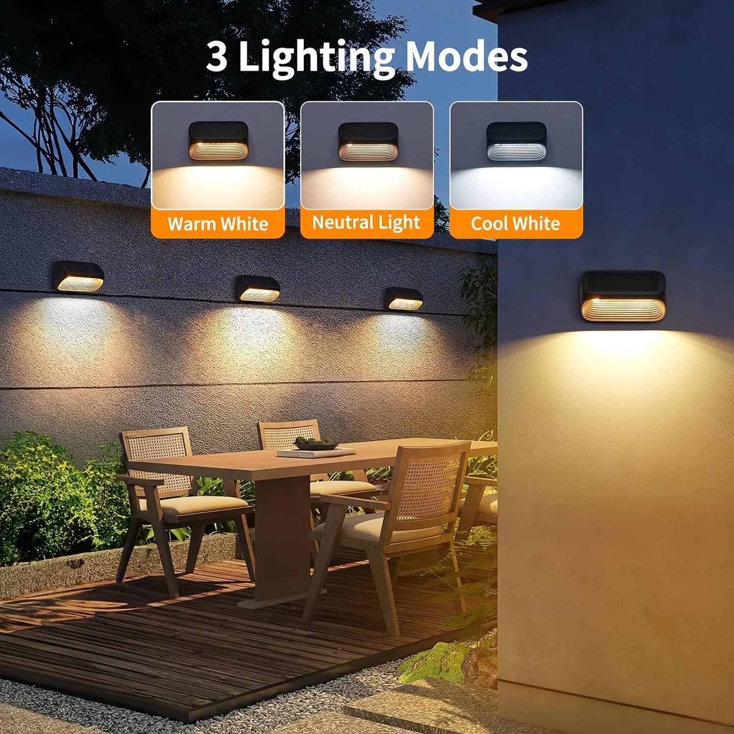 Auto On/Off, Solar Deck Lights