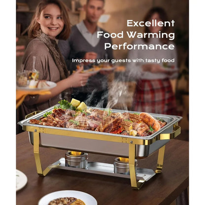 Chafing Dishes for Buffet 4 Pack