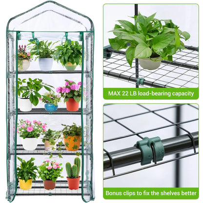 Heavy Duty Mini Greenhouse for Outdoors