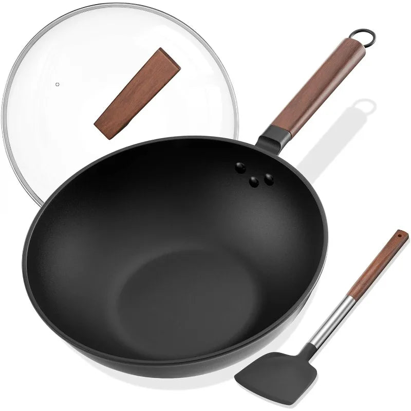 Carbon Steel Wok Glass Cover