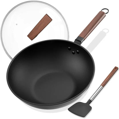 Carbon Steel Wok Glass Cover