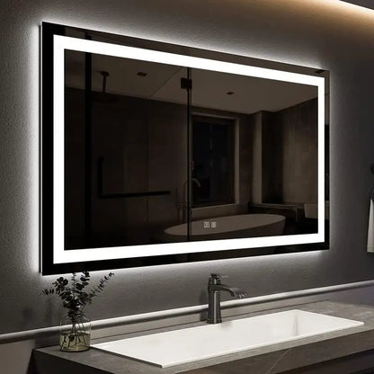 48 x 36" LED Bathroom Mirror Anti-Fog