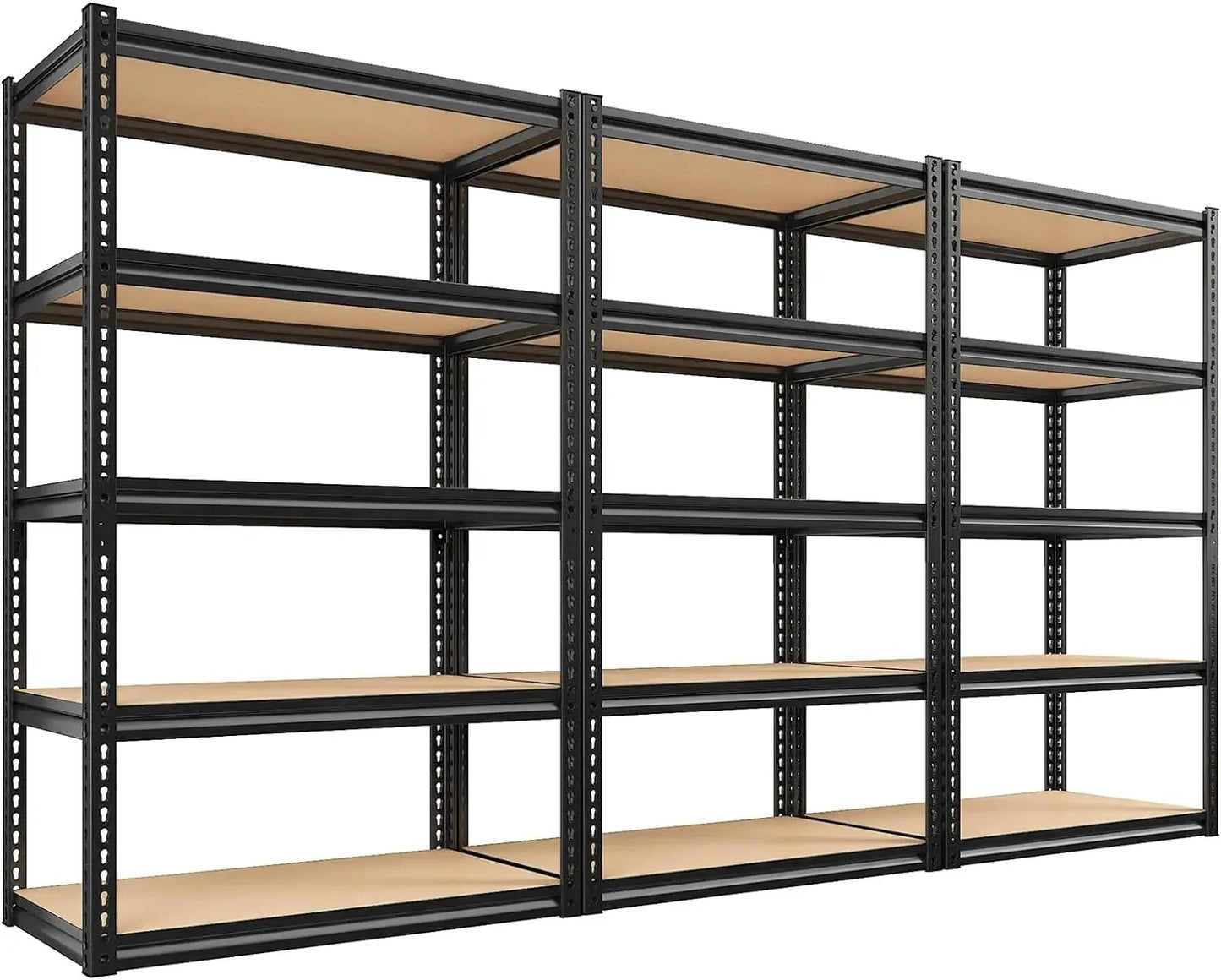 Adjustable 5 Tier Metal Storage Shelving