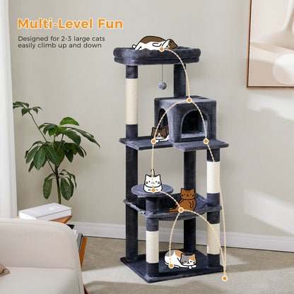 Cats Multi-Level Cozy Condo and Top Perch