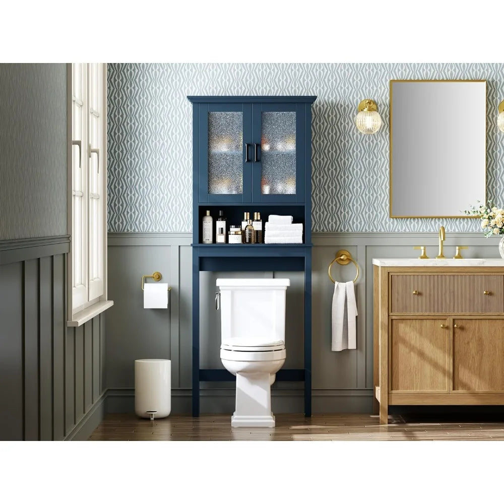 Bathroom Cabinet With Glass Doors