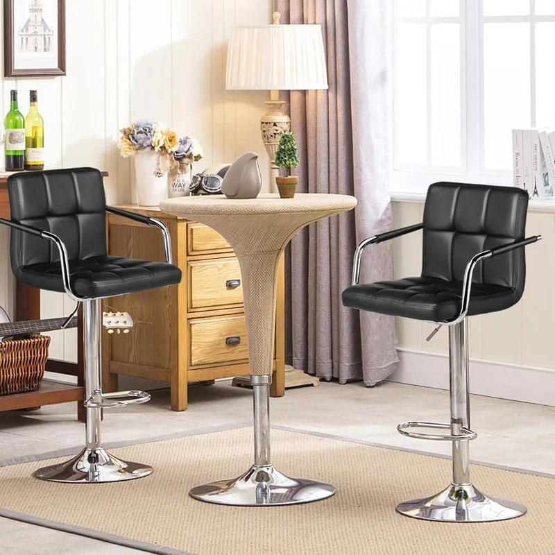 Set of 2 Modern Counter Height Stools