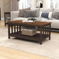 Mission Wooden Living Room Coffee Table