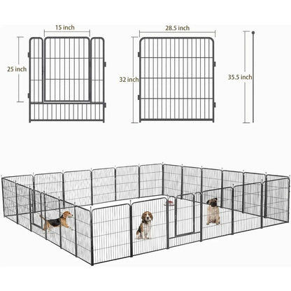 Metal Dog Fence Outdoor Pet Playpen