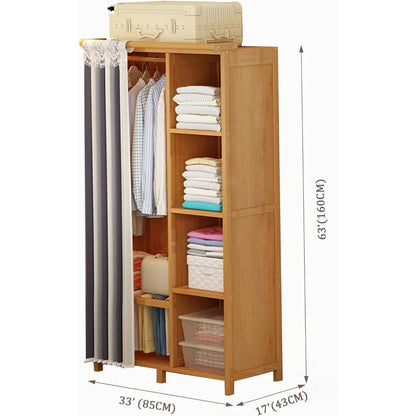 Adjustable Height Storage of Wardrobe