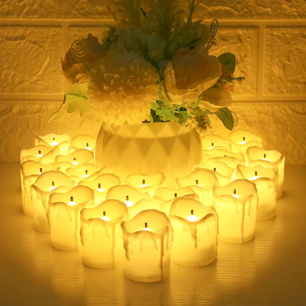 Flameless LED Flickering Candle For Decoration