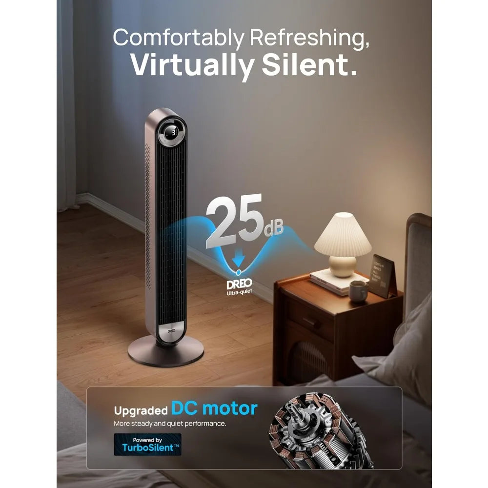 Voice Control Smart Tower Floor Fan