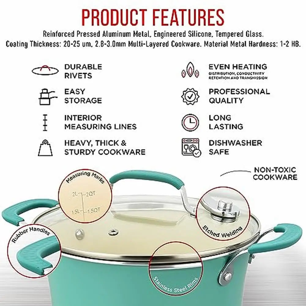 Non-Stick Aluminum Pots & Pans