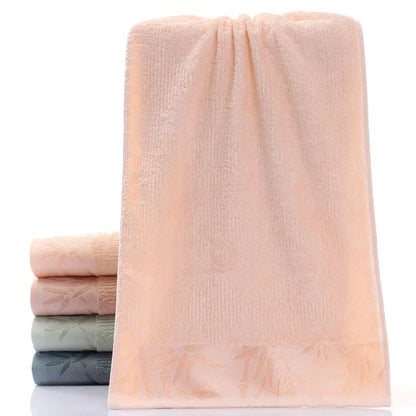 Bamboo Fiber Soft Face Towels for Bathroom