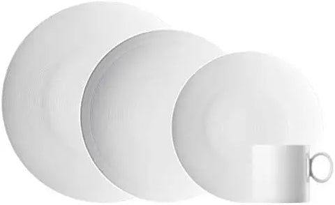 Modern White Dinnerware Set