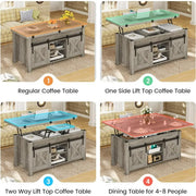 Multi-Function Coffee Tables with Hidden Compartment