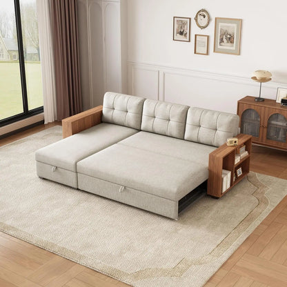 Convertible Pull Out Couch with Storage