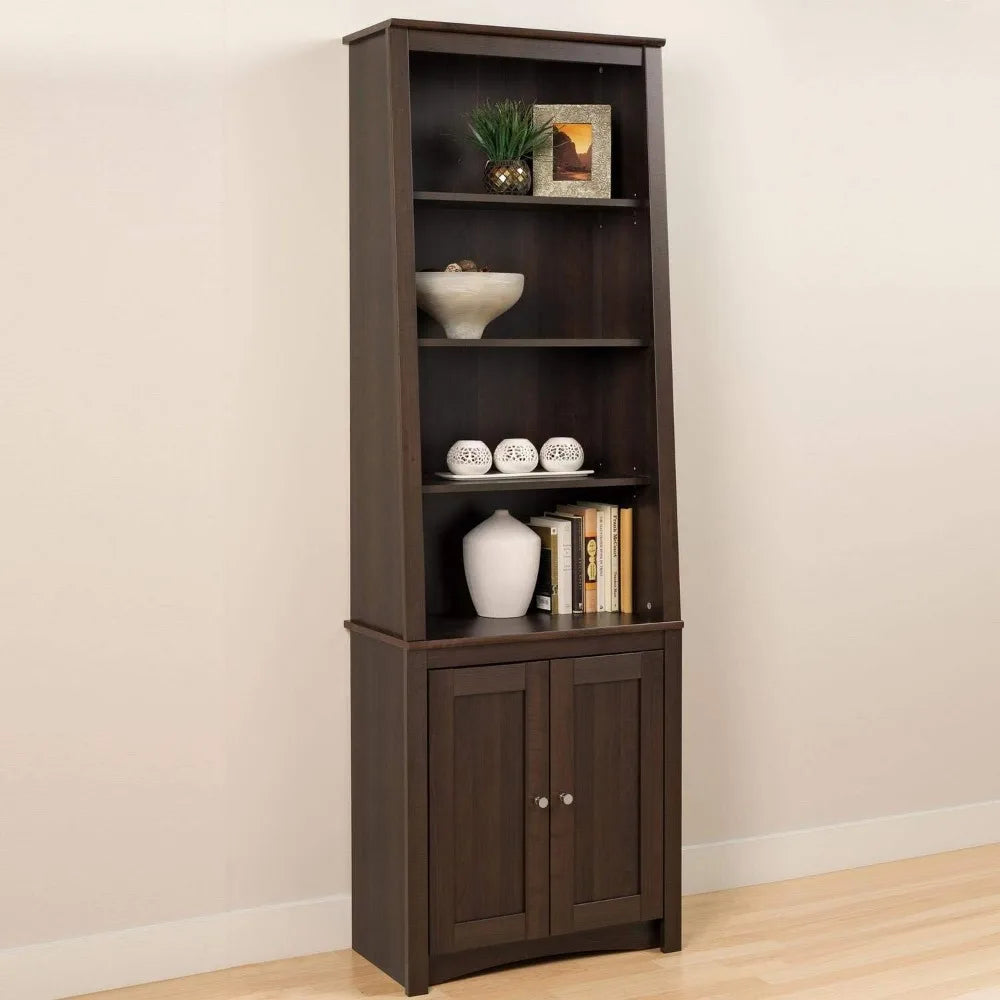 Shaker 2 Doors Book Shelf Storage