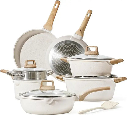 Induction Cooking Set w/Frying Pans