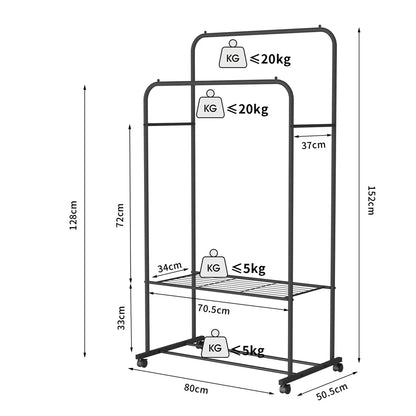 Rolling Closet Organizer