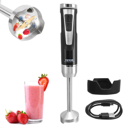 VEVOR 8/12 Speed Immersion Mini  Blender