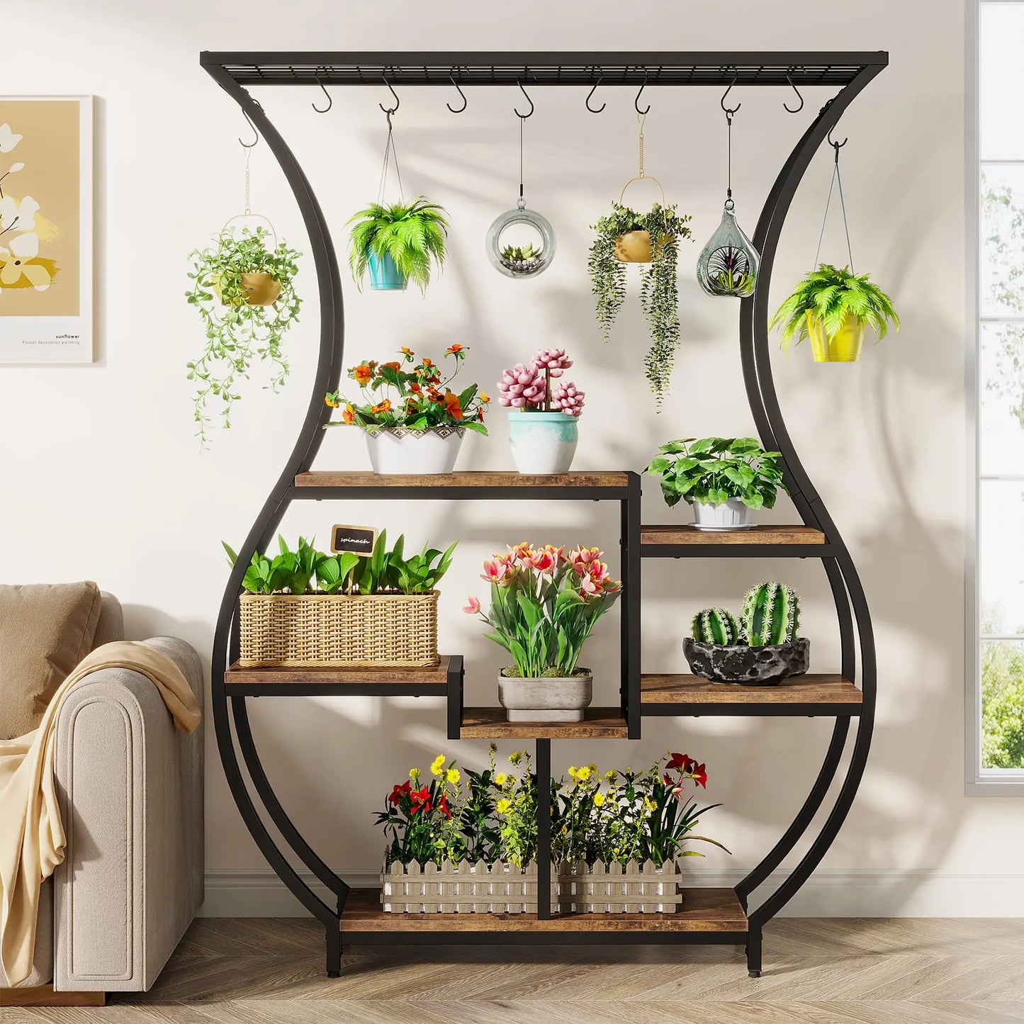 6-Tier  Ladder Plant Stand