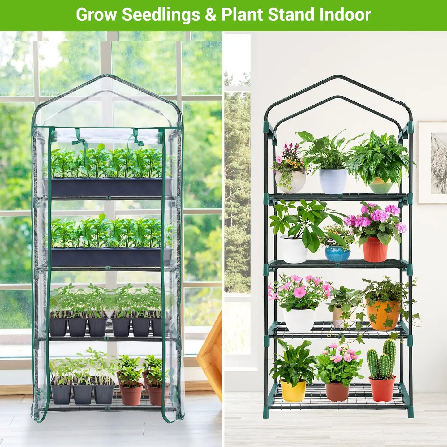 Heavy Duty Mini Greenhouse for Outdoors