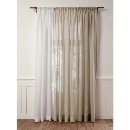 Linen Sheer Curtain 96 Inches Long