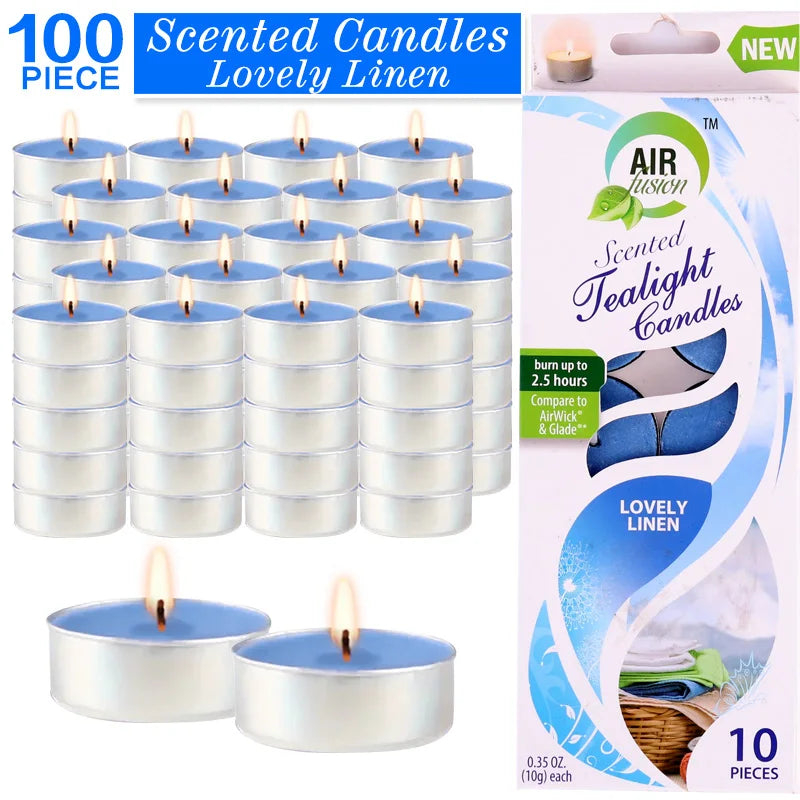 Air Fusion 100 Count Tea Lights Candles