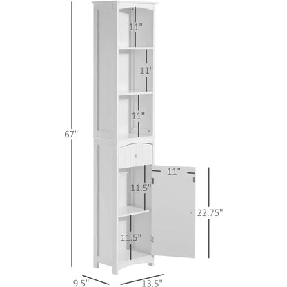 Bathroom Storage Cabinet Linen Tower