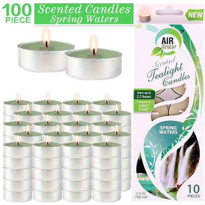 Air Fusion 100 Count Aromatherapy Tea Light Candles