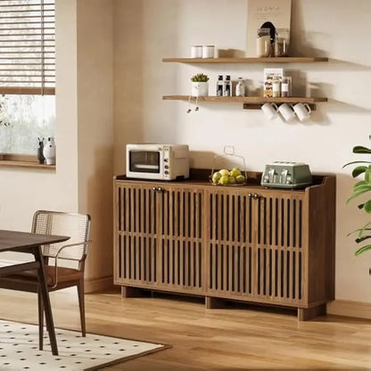 Farmhouse Sideboard Coffee Bar for Dining Room