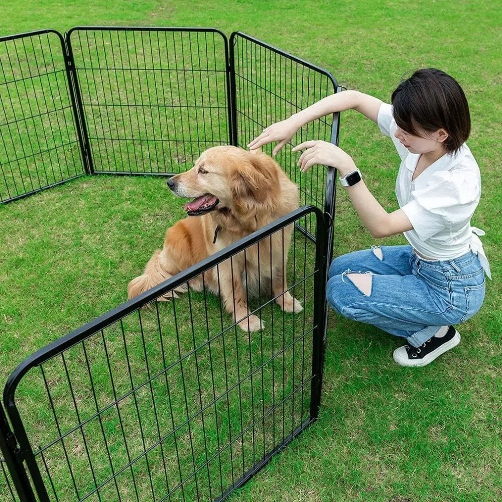 Dog  Exercise Pen With Doors