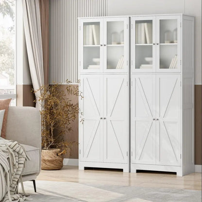 Tall Storage Cabinet Bathroom  Kitchen Pantry