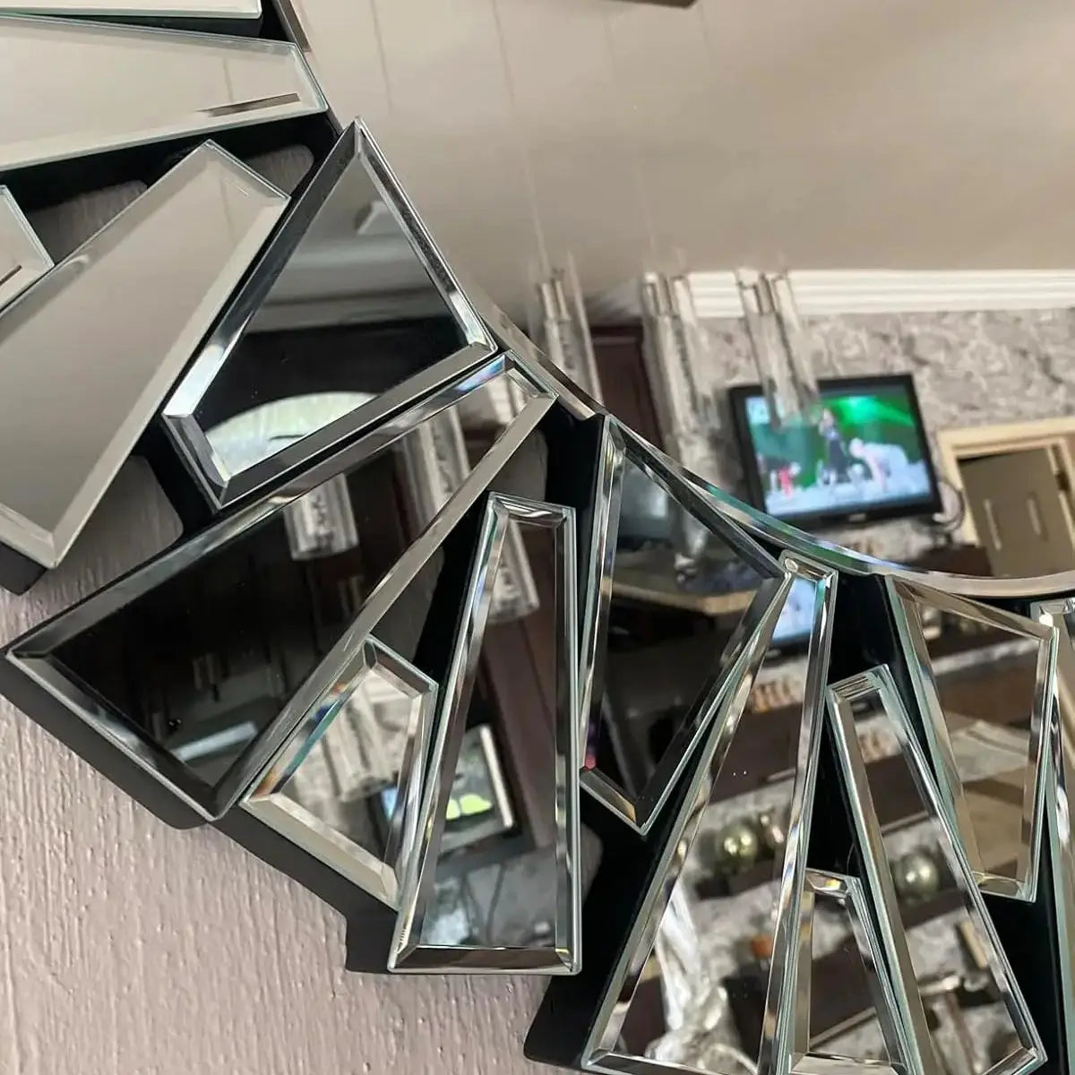 Unique Sunburst Decorative Wall Mirror