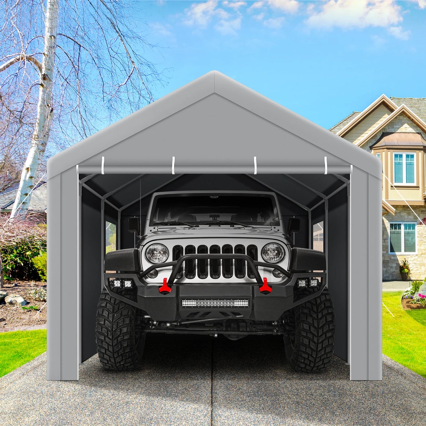 10x20 Carport Heavy Duty Garage