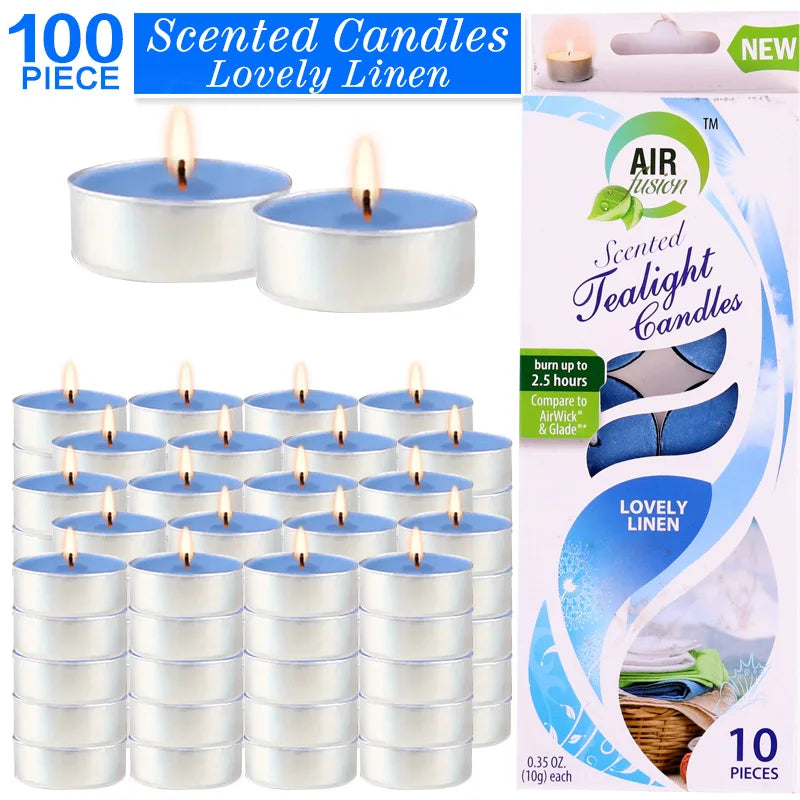 Air Fusion 100 Count Tea Lights Candles