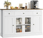 Modern Farmhouse Wood Buffet Cabinet