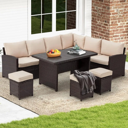 7 Pieces Patio Furniture Set