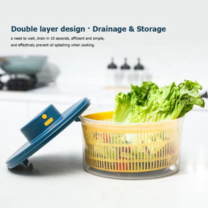 Electric Salad Spinner Leafy Vegetables