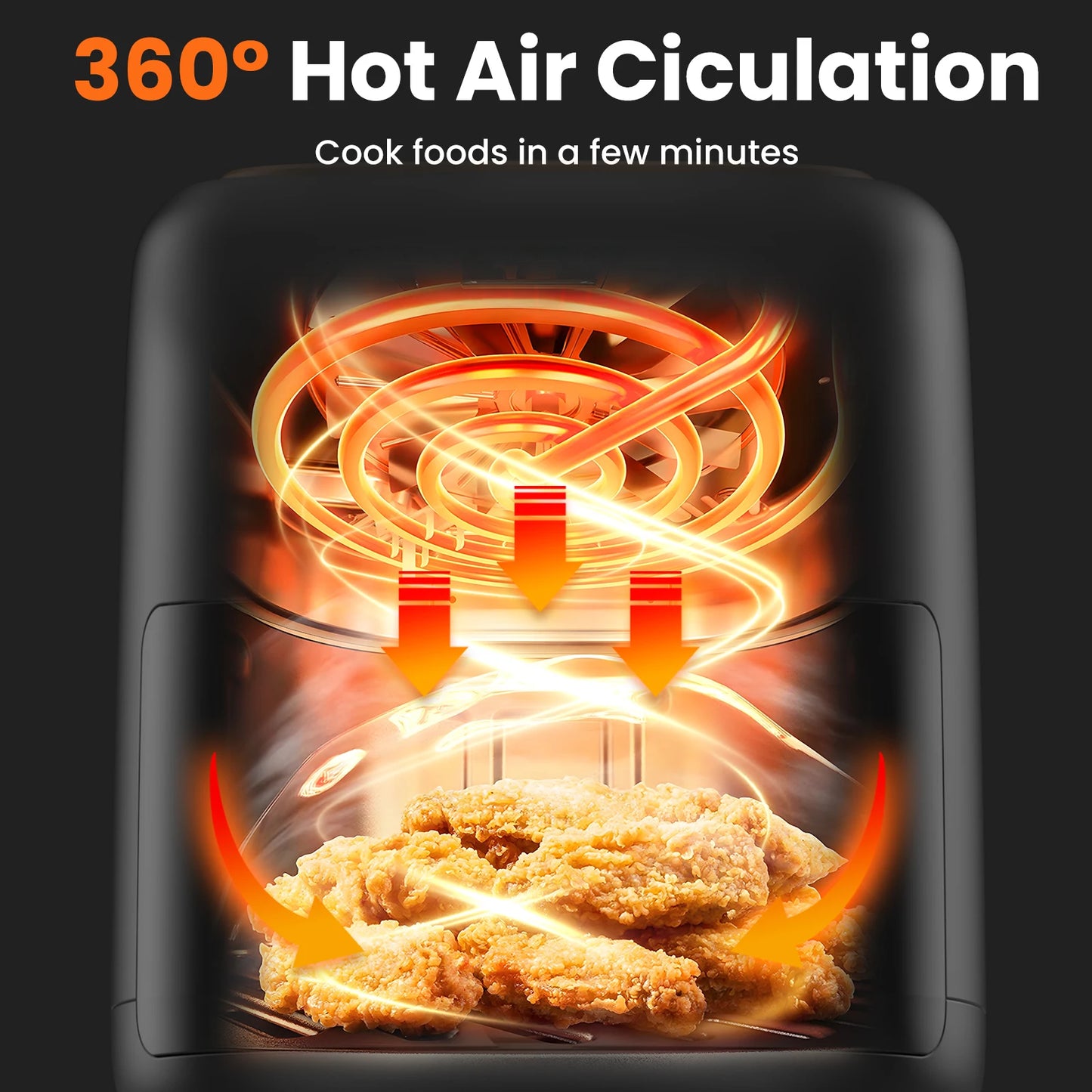 10-in-1 Air Fryer with Clear Window