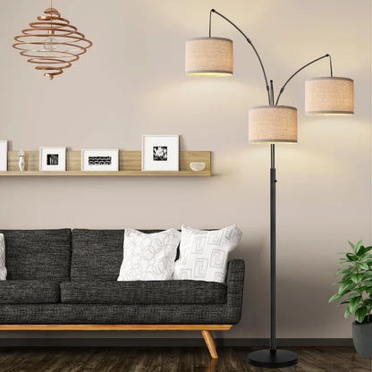 3 Lights Arc Floor Lamp